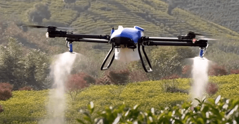 Spraying Drones