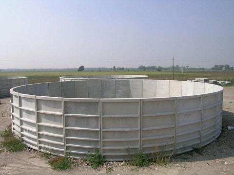 Catfish farming tank